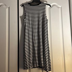 Women’s Time And Tru stripped round neck sundress.